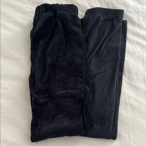 Men's Black Elastic-Waist Corduroy Pants